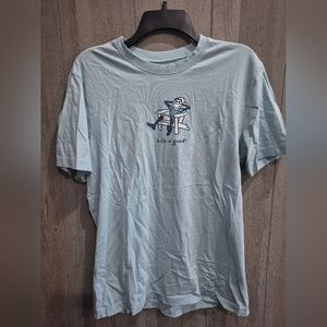 Life Is Good Men Tee Lightweight 'Adirondack Jake" (Size M)